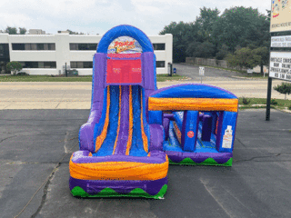 NEW! U-Turn Tropical Rush Obstacle Course Wet/Dry
