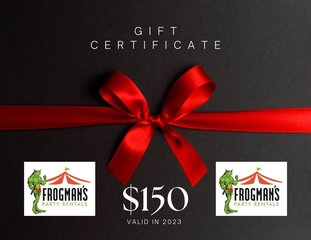 Gift Certificate $150.00