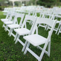 White Resin Chairs