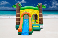 MINI Tropical Bouncer With Slide (WET/DRY)