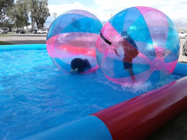 Water Balls and pool