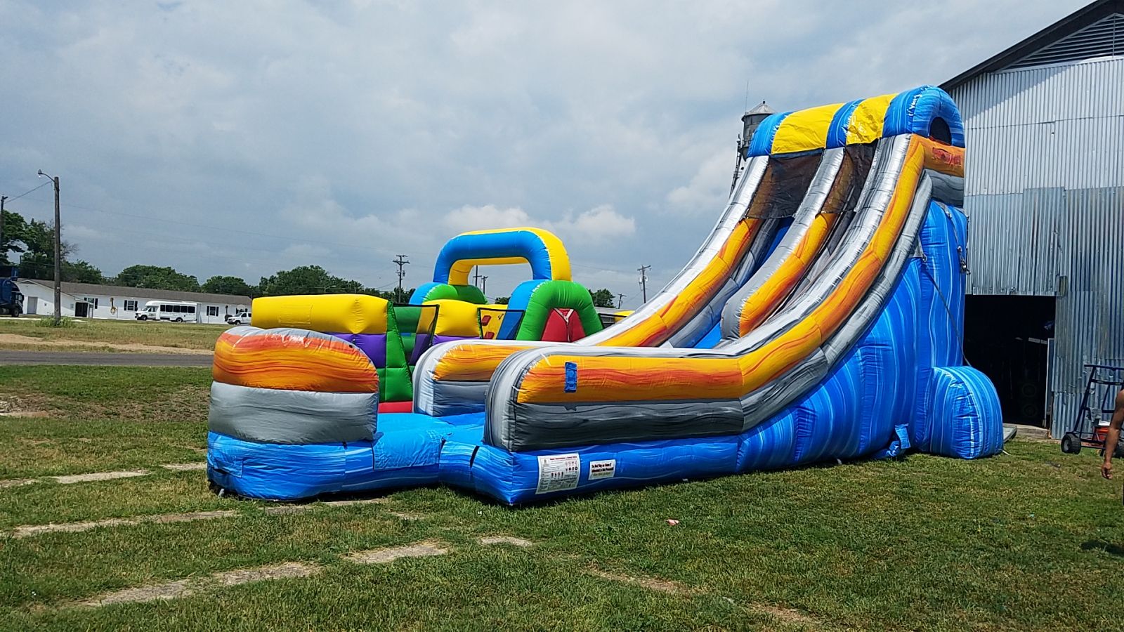 large water slide rental