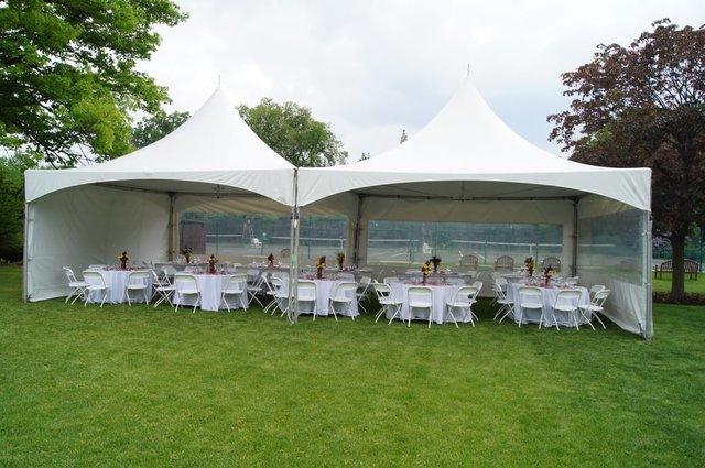 40' x 40' White Frame Tent