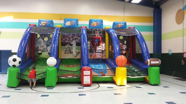 4 Station Inflatable Sports Game