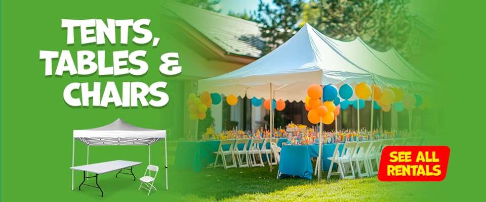 Tent, Tables & Chairs