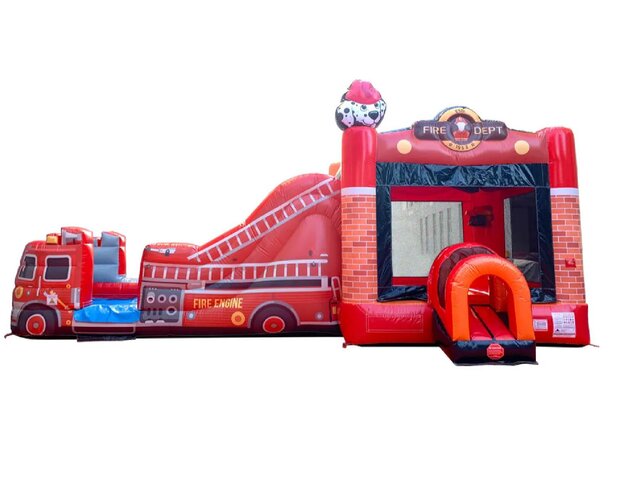 Fire Truck single Lane Water Combo