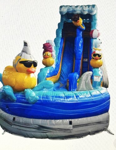 19' Happy Go Ducky Dry Slide