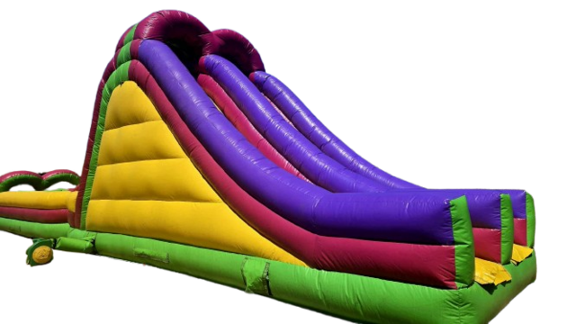 50' Neon Racer Dual Obstacle Course