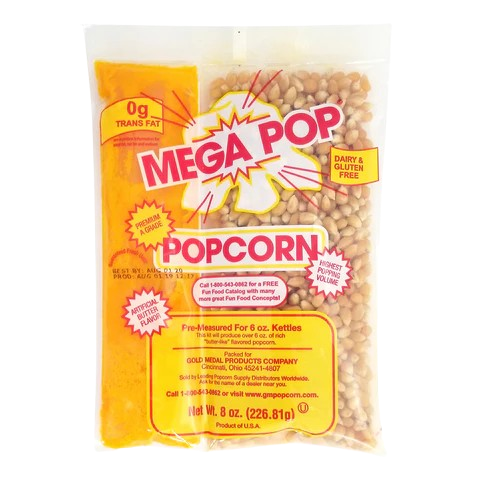 6oz Popcorn Package (4)
