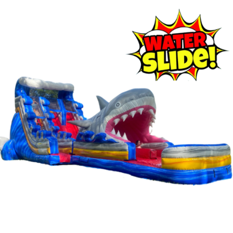 20ft Shark Attack Waterslide