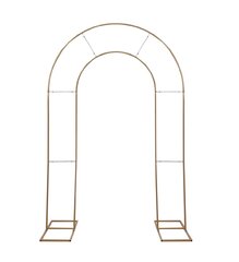 8 ft Gold Double Round Top Arch: