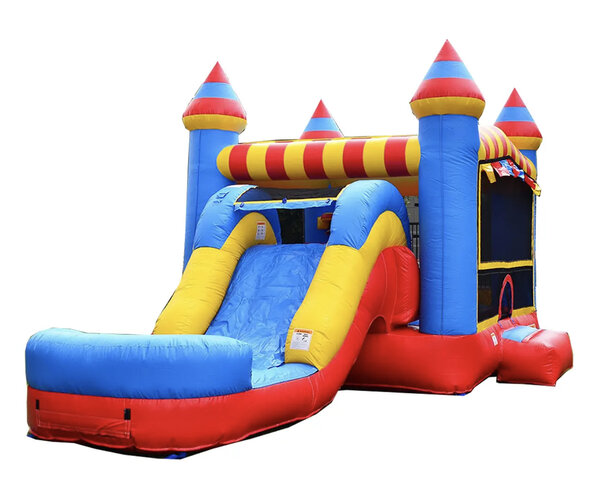 13ft x 25ft Circus 🎪  Bounce House & Slide <p>Basketball 🏀 Hoop inside</p>