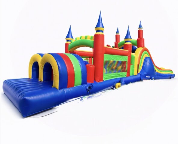 45FT Rainbow Obstacle Course