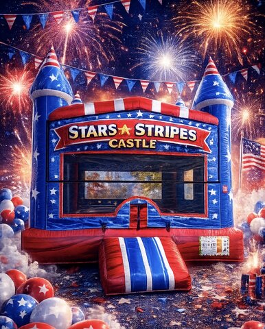 Stars and Stripes castle