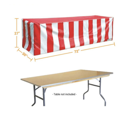 Vinyl Carnival Game table cover 