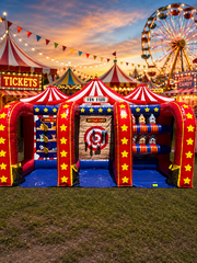 Fun Fair Carnival GameL 7ft x W 4ft x H 7ft