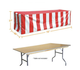 Vinyl Carnival Game Table Cover