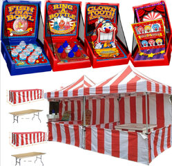 Grand Carnival Games Package4-Games, 2-Table & Covers, 2-Booth’s