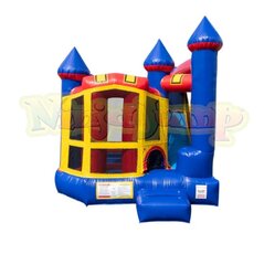 Backyard Bounce/SlideL 18ft x W 15ft x H 16ft Basketball hoop Inside 🏀 