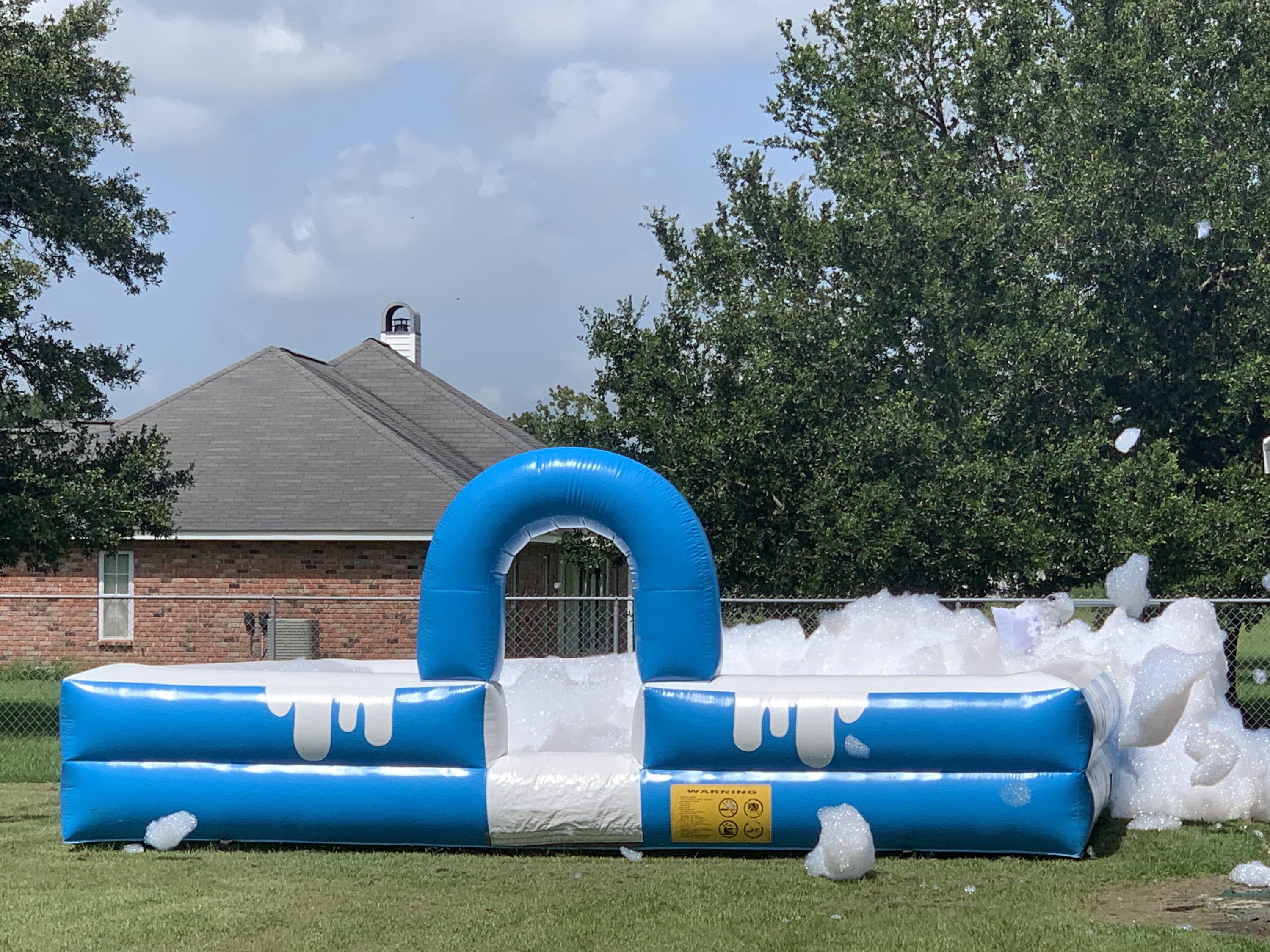 Funjumps Blue Inflatable for Foam Party