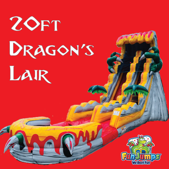 20 ft Dragon's Lair Waterslide 20 ft Dragon's Lair Waterslide