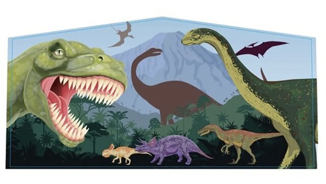 Dinosaurs X Art Panel