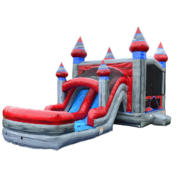 Kings Castle Dual Lane Slide/Combo Wet or Dry