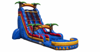 24ft Baja Blast Dual Lane Slide Wet/Dry