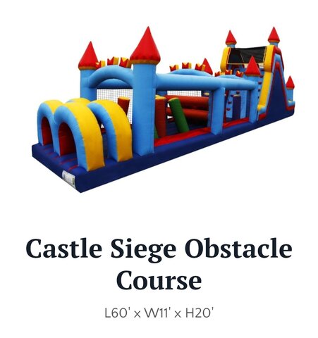 60 ft Obstacle Course