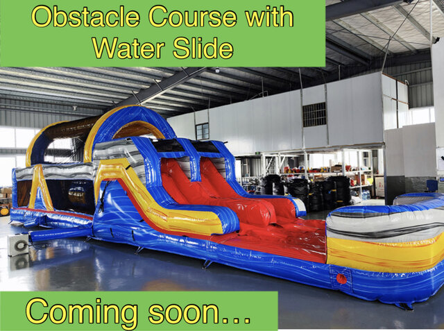 Baja Obstacle with Double Lane Water Slide