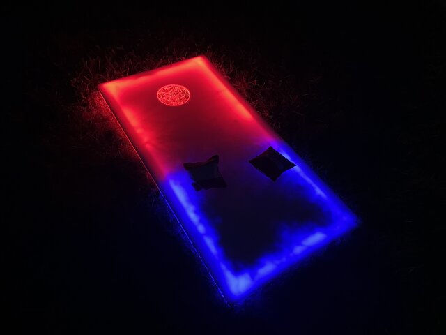 LED Cornhole Game