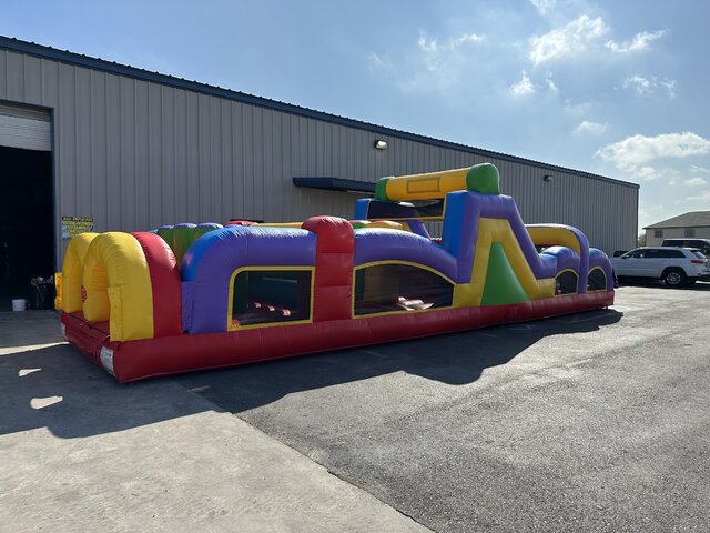 40ft Playland Obstacle Course with Slide