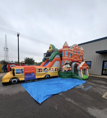 School Bus 4 in 1 Combo