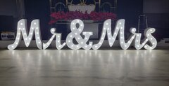 Mr. and Ms. wedding letters 