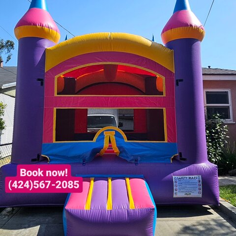 13x13 girl themed bounce house 
