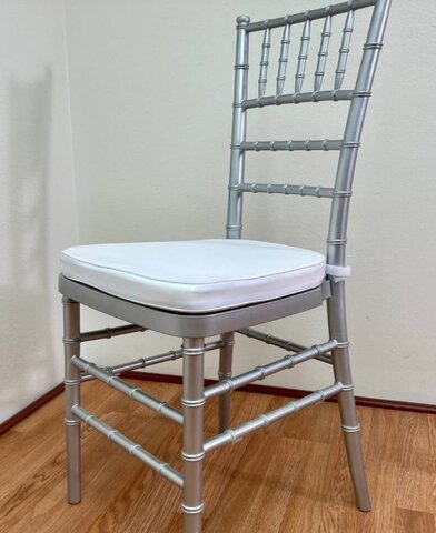 silver Chiavari chairs  
