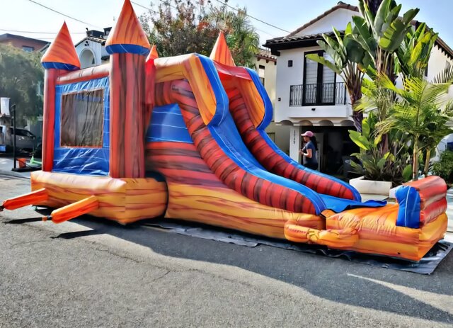Og combo jumper with a slide 13ft wide 30 ft long  