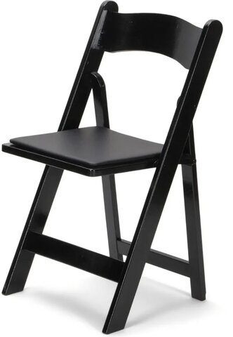 BLACK RESIN CHAIR 