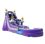 <b><font color=blue><b>Thunder</font><br><small>(20ft Water Slide with Pool)<br> <font color=purple>5 yrs & up to adults</font></b></small>