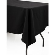Black rectangle linen