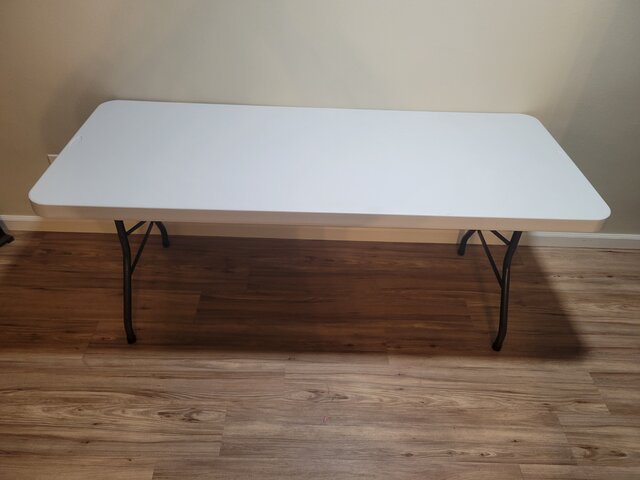 6 foot rectangle table