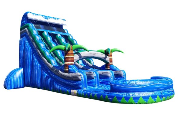 Dual Lane Water Slide 25 feet tall