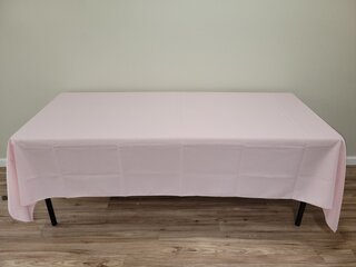 Pink table cloths