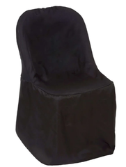 Black Chair Cover for folding chairs