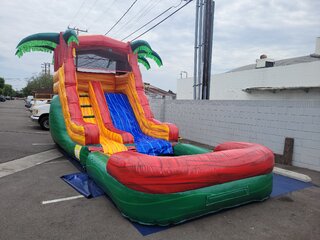 Tropical themed Water Slide