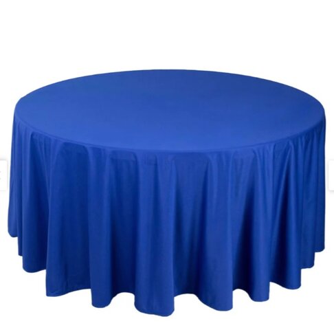 Royal Blue Table Cloth for 60