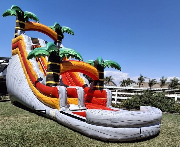 18 foot Tall Tropical Water Slide