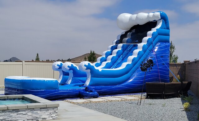 Blue wave Water Slide