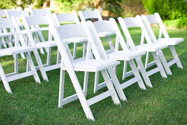 White Padded Chair