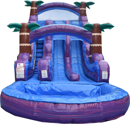 18' Purple Crush Water Slide Rental